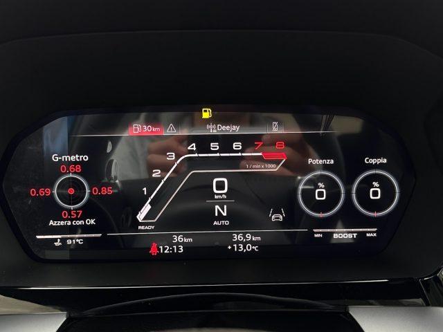 AUDI RS3 SPB TFSI quattro S tronic MATRIX CARPLAY TETTO ACC