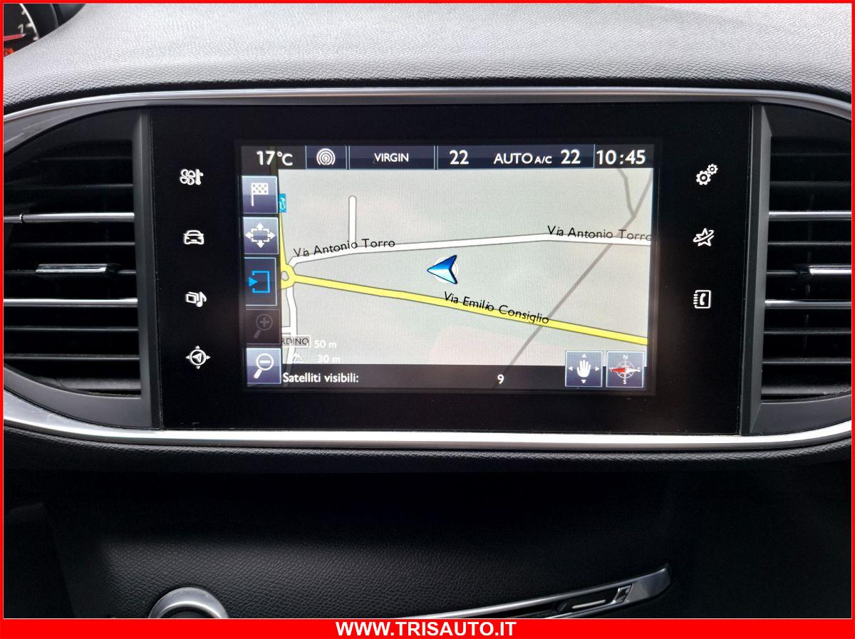 PEUGEOT 308 1.6 Bluehdi Allure NEOPATENTATI (FARI LED+PELLE+NAVI)
