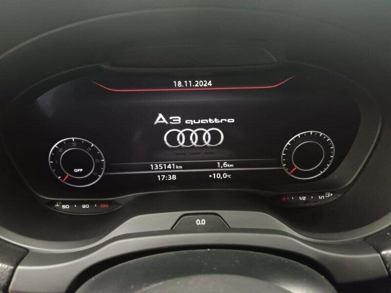 Audi A3 A3 SPB 2.0 TDI 184 CV S tronic Sport quattro edition