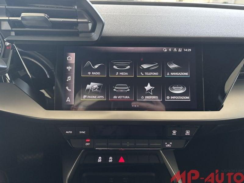 Audi A3 A3 SPB 35 TFSI S tronic UNICO PROPRIETARIO