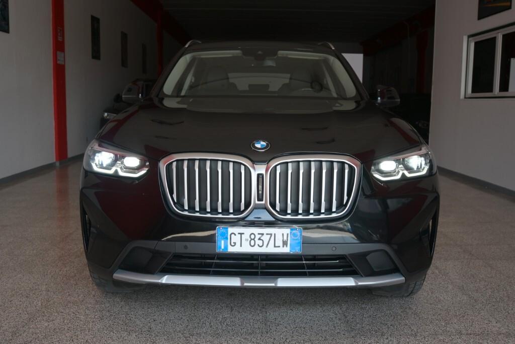 BMW X3 20D 190CV STEPTRONIC 48V X-DRIVE BUSINESS ADVANTAGE ( FARI LED - BMW DIGITAL COCKPIT - PELLE - CLIMA TRIZONA - NAVI - MIRROR - PARK ASSISTANT - TELECAMERA POST. - CERCHI 18 )