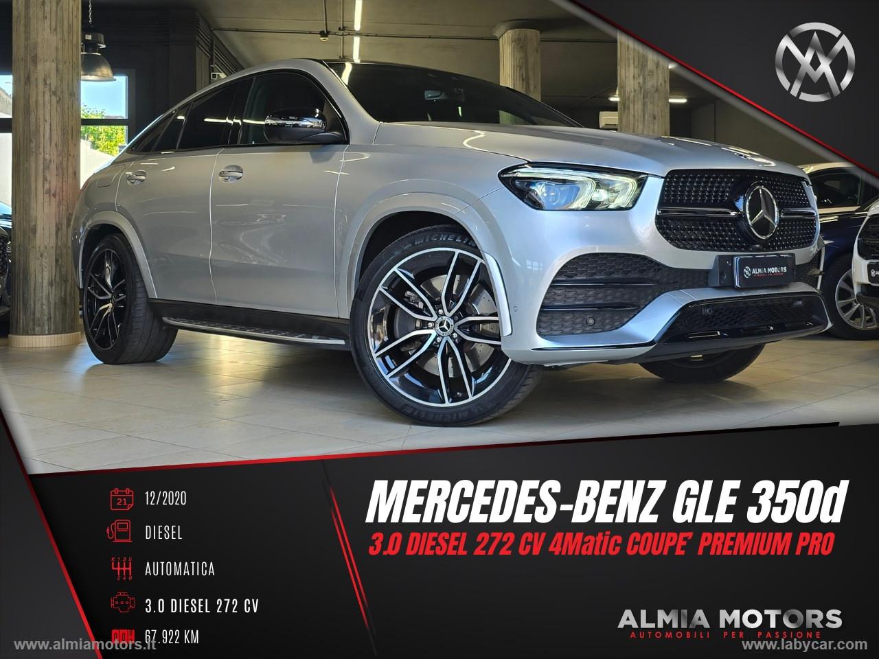 MERCEDES-BENZ GLE 350 d 4Matic Coupé Premium Pro