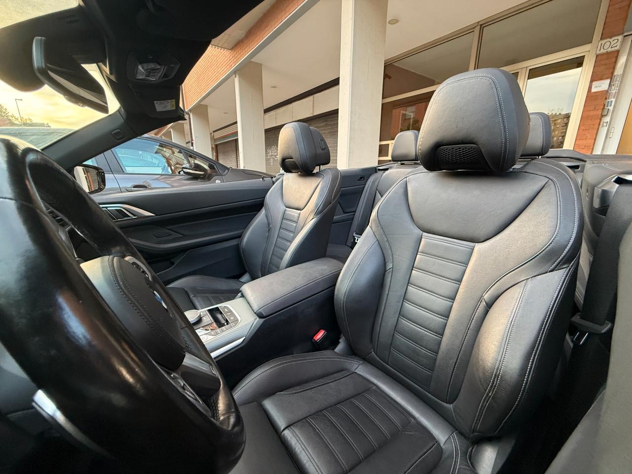 Bmw 420 i M Sport Cabrio full optional prezzo reale no vincolo finanziamento air scarf leve al volante