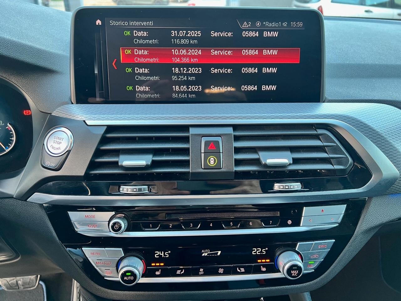 Bmw X4 xdrive25d Msport X auto NIGHT LED/PELLE/360/20;