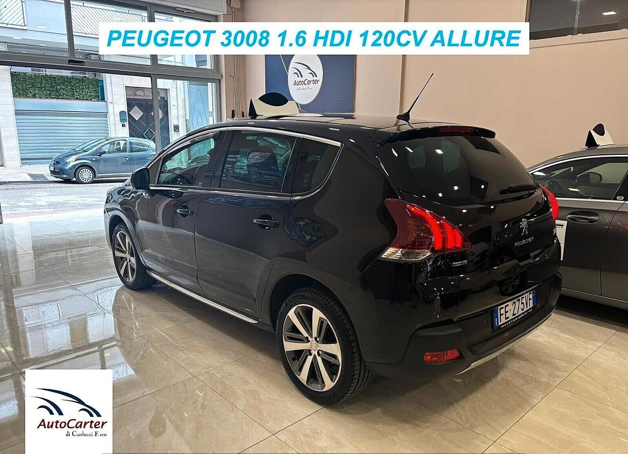 Peugeot 3008 1.6 HDI 120CV *ALLURE* COME NUOVA