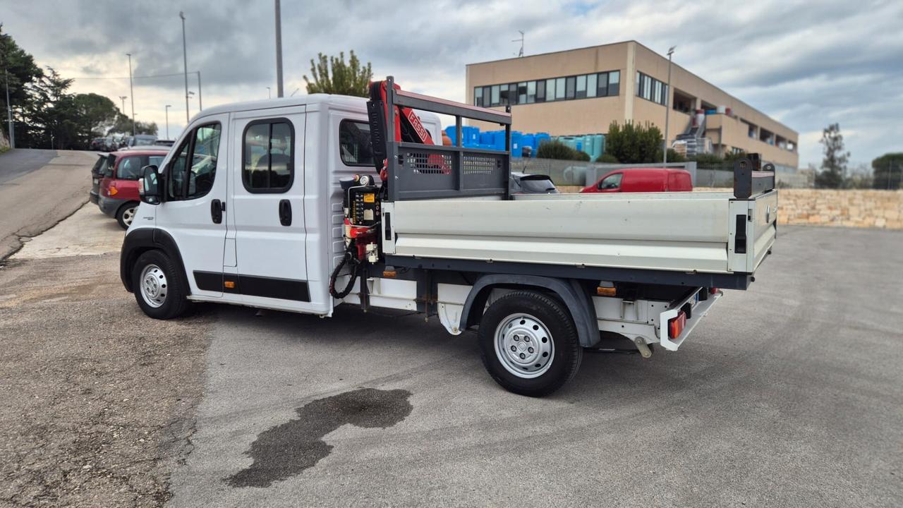 Fiat Ducato 35 2.0 MJT PM-DC Cassonato Doppia Cabina Gru Fassi F26