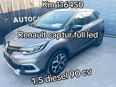 Renault Captur 1.5 diesel 90 cv full led tagliandi renault