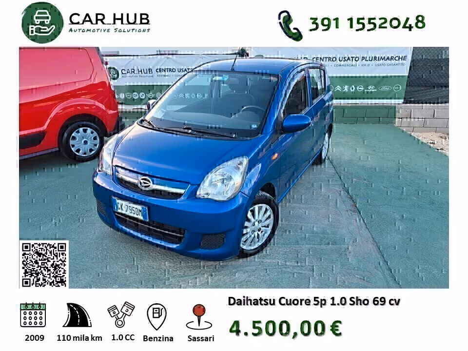 Daihatsu Cuore 1.0 12V Sho 69CV