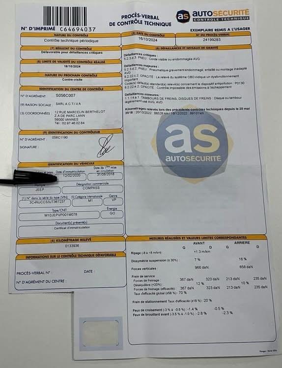Jeep Compass 1.6MJT 120CV LIMITED
