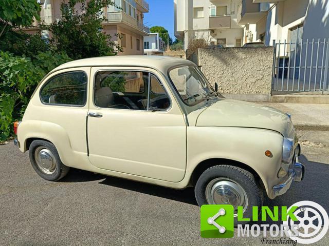 FIAT 600 D FANALONA LIBRETTO E TARGHE ORIGINALI