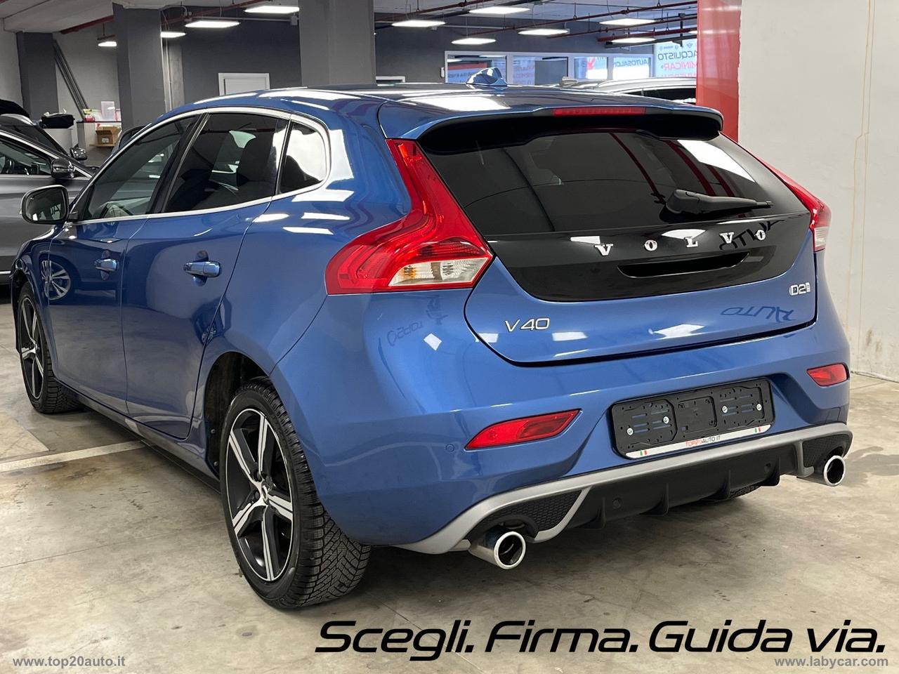 VOLVO V40 D2 R-design FARI LED|DOPPIO SCARICO