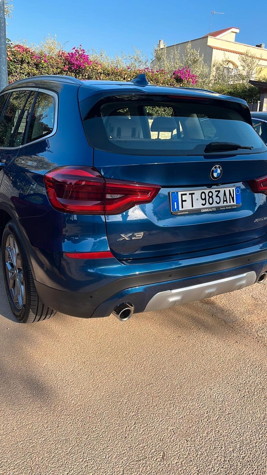 Bmw X3 2.0d Full 190cv perfetta -2018