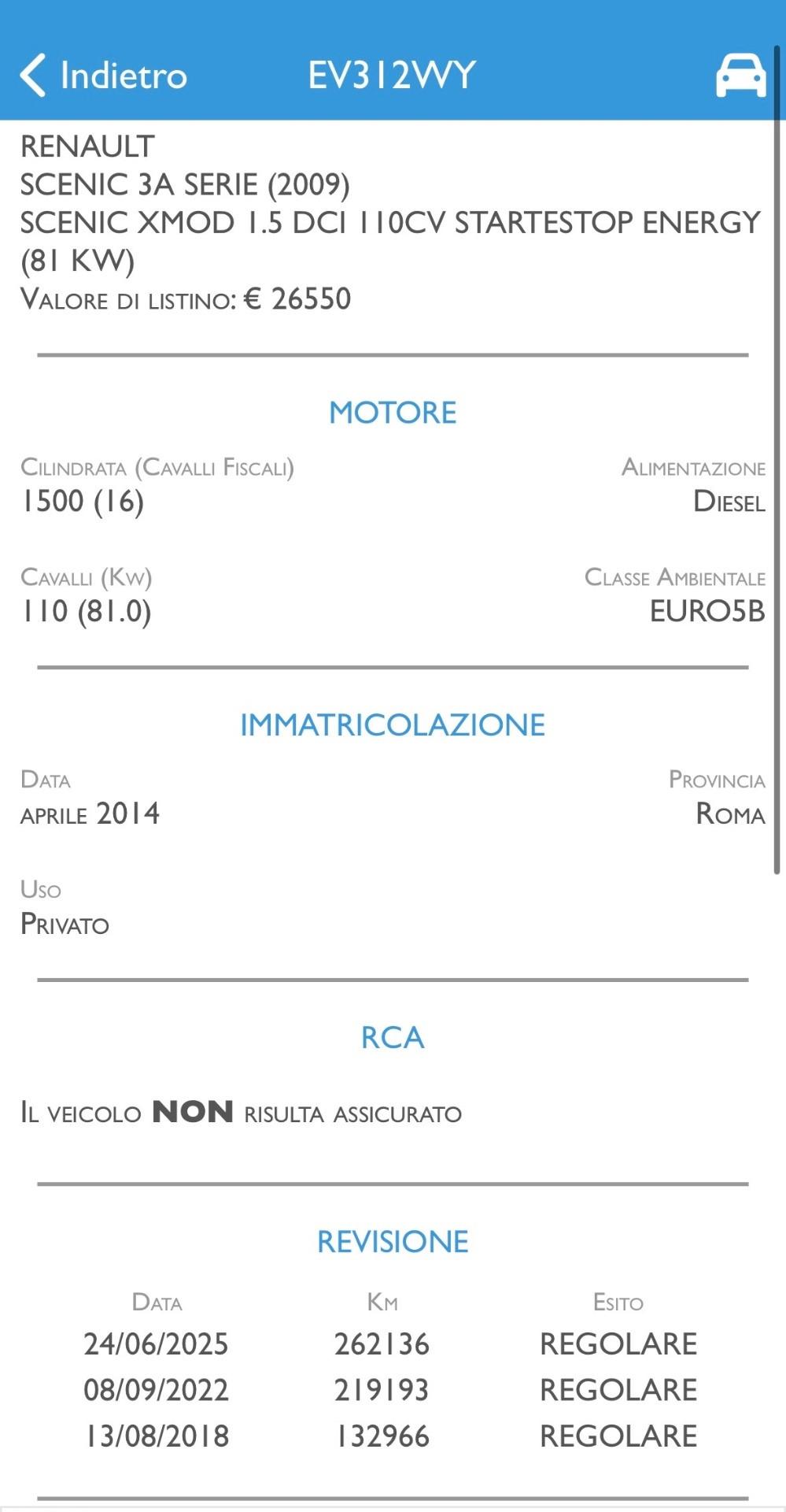 Renault Scenic XMod 1.5 DCi 110 Cv S&S - 2014