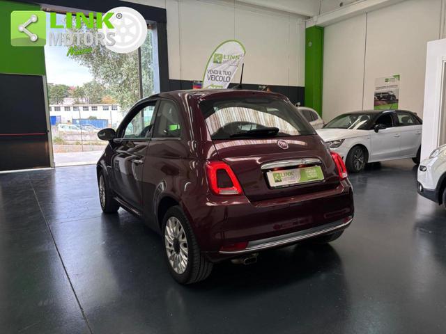 FIAT 500 1.2 Riva NEOP, KM CERT, TETTO, PELLE.