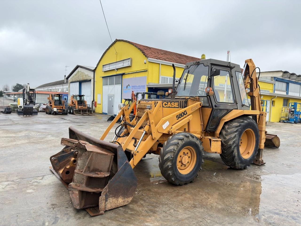 Terna CASE 580G 4x4 con telescopico