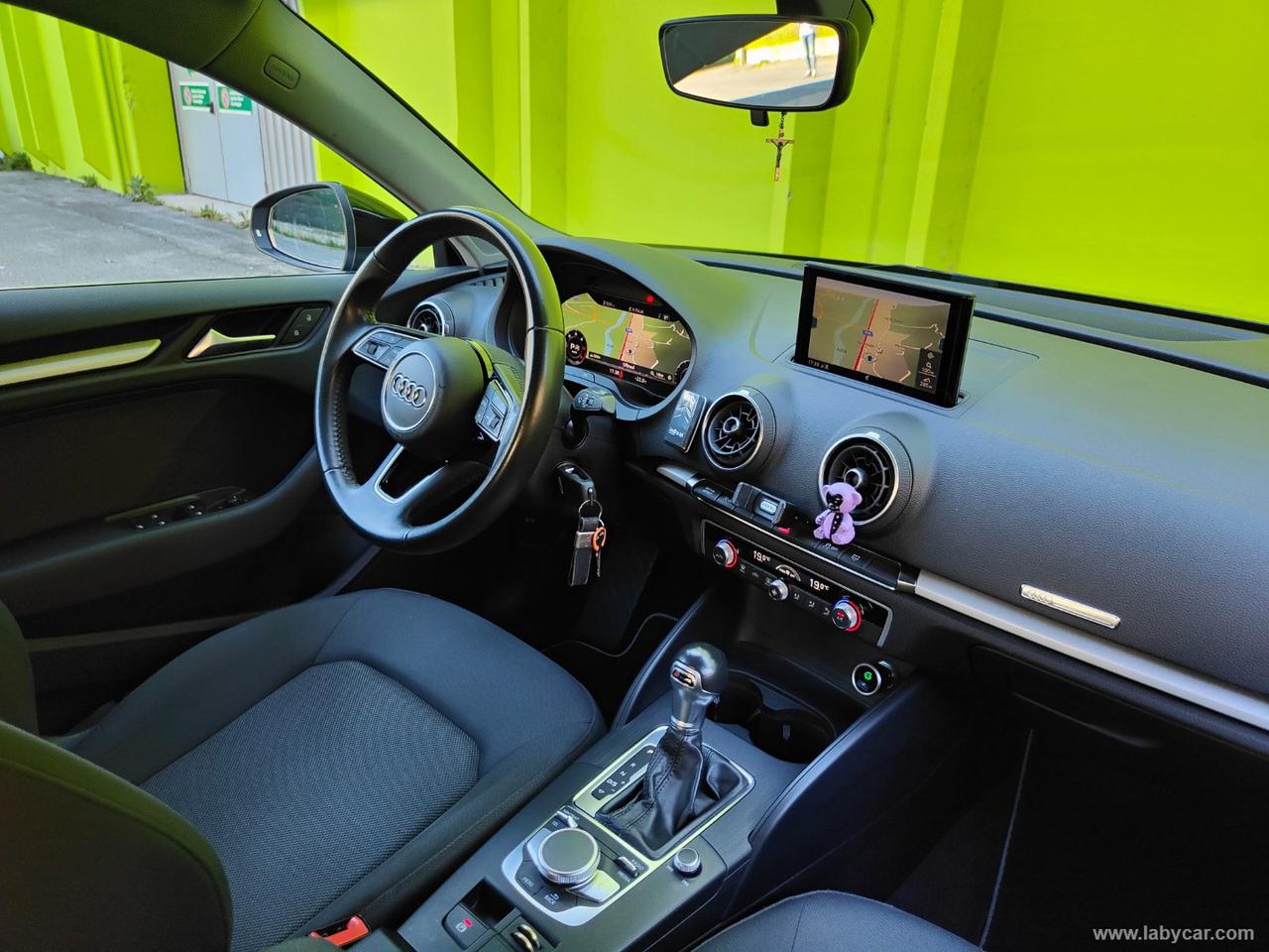 AUDI A3 SPB 35 TDI S tronic S-LINE VIRTUAL TAGLIANDI UFFICIALI