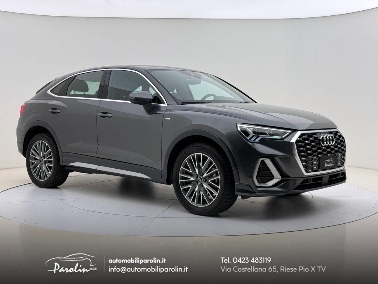 Audi Q3 Sportback 45 1.4 tfsi e S-line edition s-tronic ACC-pelle