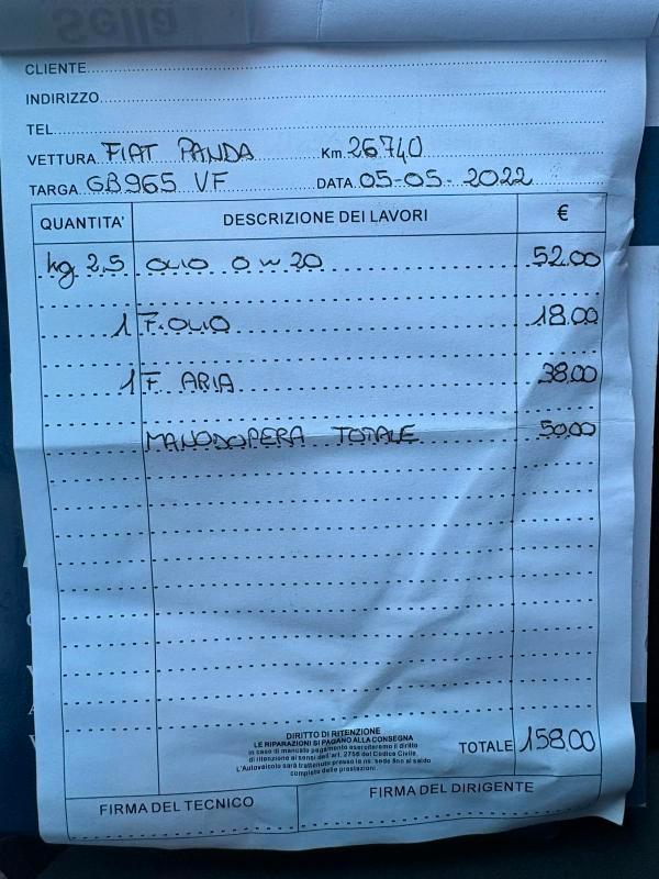 Fiat Panda 1.0 hybrid Easy Connect s&s 70cv ADATTA NEOPATENTATI