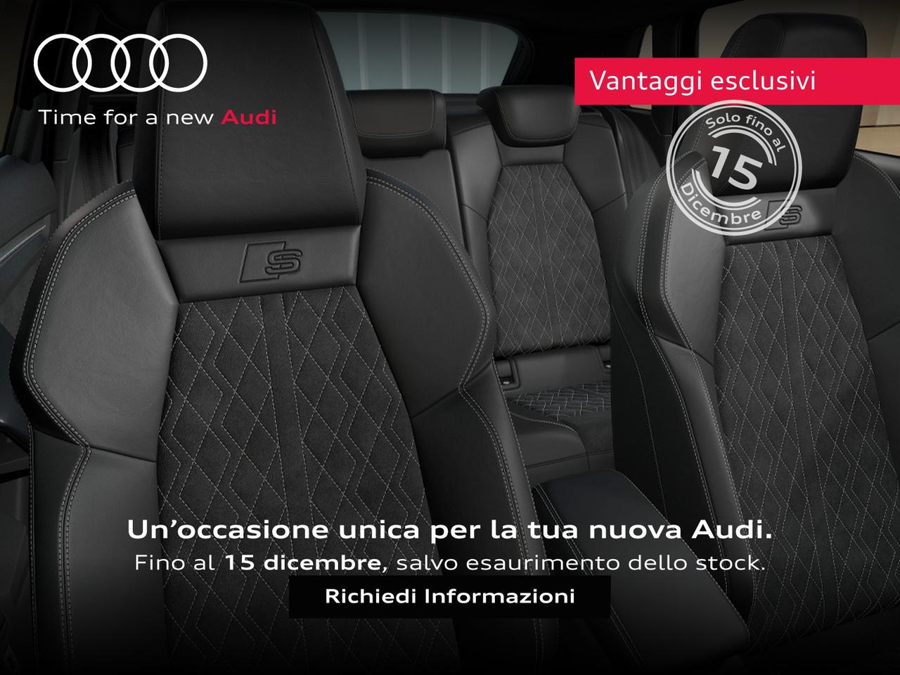 Audi A3 sportback 1.5 tfsi mhev s line edition 150cv s-tronic