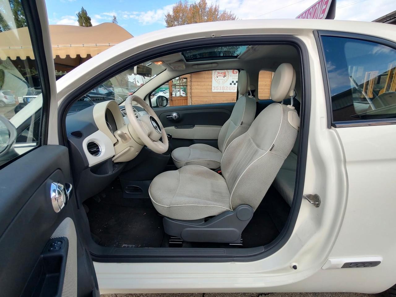 Fiat 500 S&S 1.2 Lounge, 69 cv, TETTO PANORAMICO, OK NEOPATENTATI