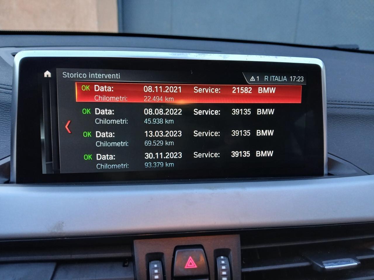 BmwX2 sDrive16d KM certificati 1proprietario NuovA