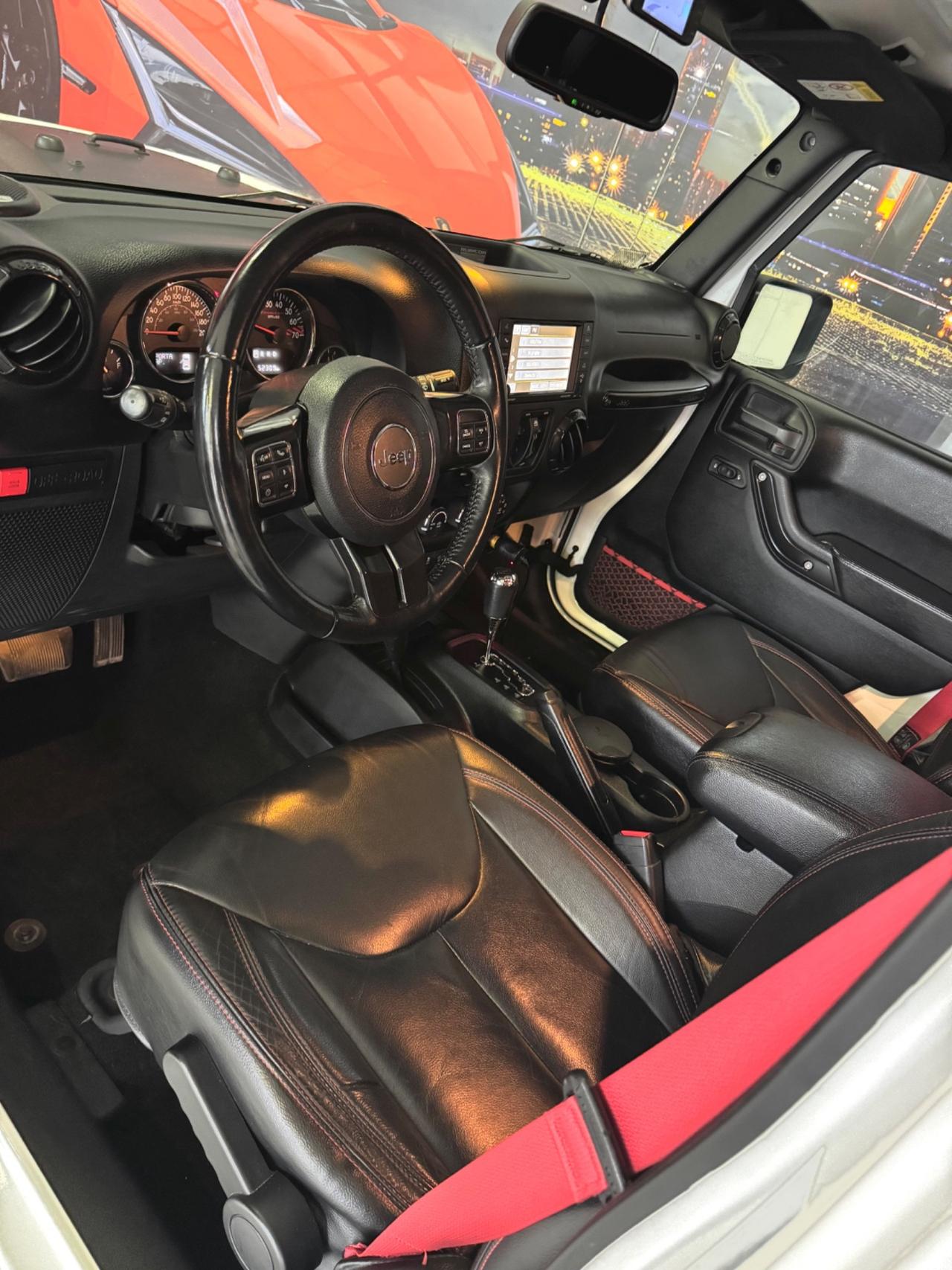 JEEP WRANGLER RUBICON RECON JK UNLIMITED HARD TOP OK PERMUTE GANCIO TRAINO