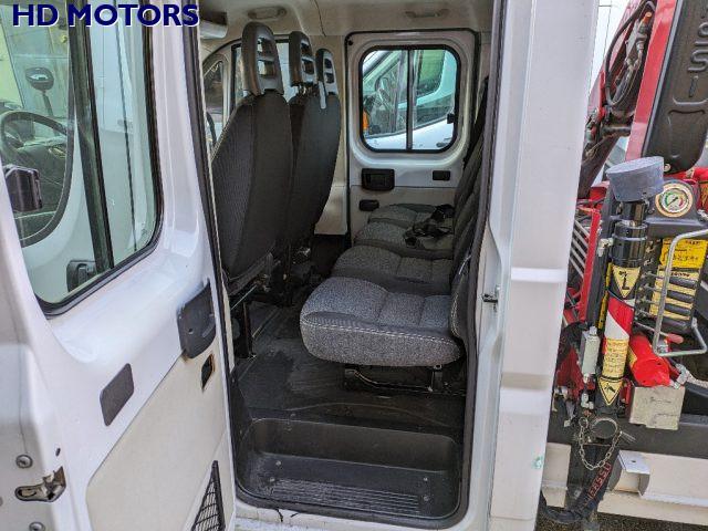 FIAT DUCATO 35 2.3 MJT 130 CV maxi doppia cabina gru