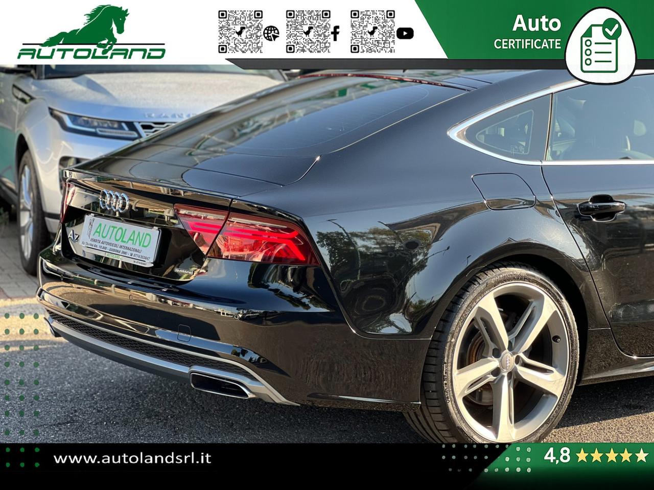 Audi A7 Sportback 3.0 tdi quattro 272cv S-Line ACC - 20" - Frecce Dinamiche