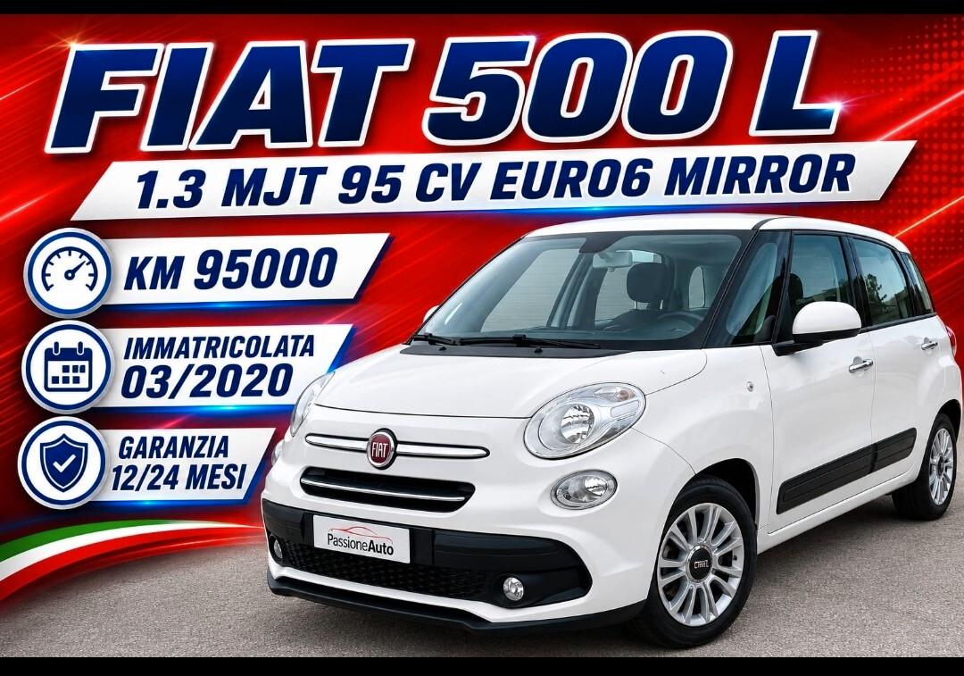 Fiat 500L 1.3 Multijet 95 CV Mirror 2020
