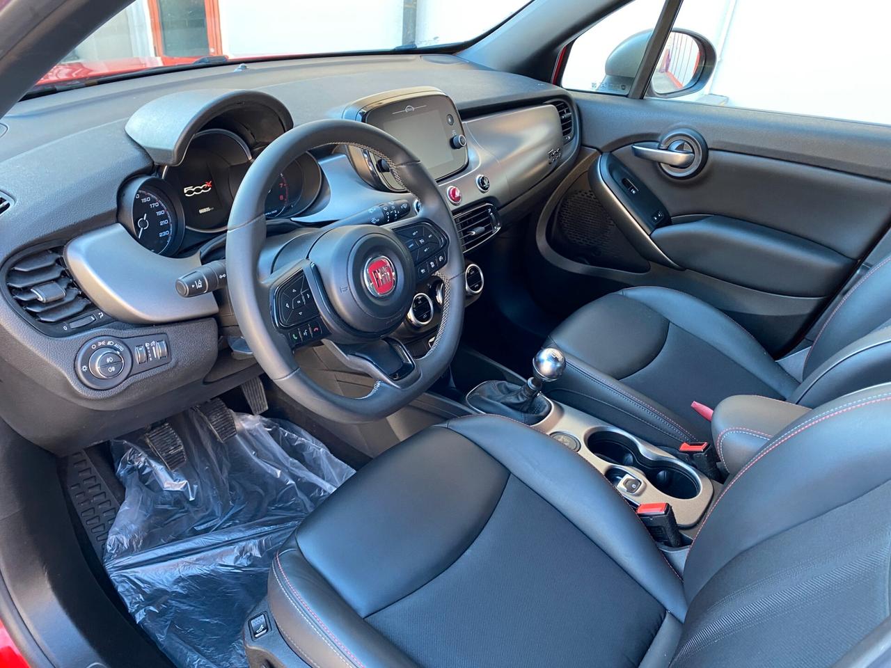 Fiat 500X 1.0 T3 120 CV Sport - INTERNI PELLE/TESSUTO