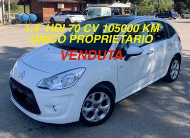 Citroen C3 1.4 HDi 70 Exclusive 105000 KM