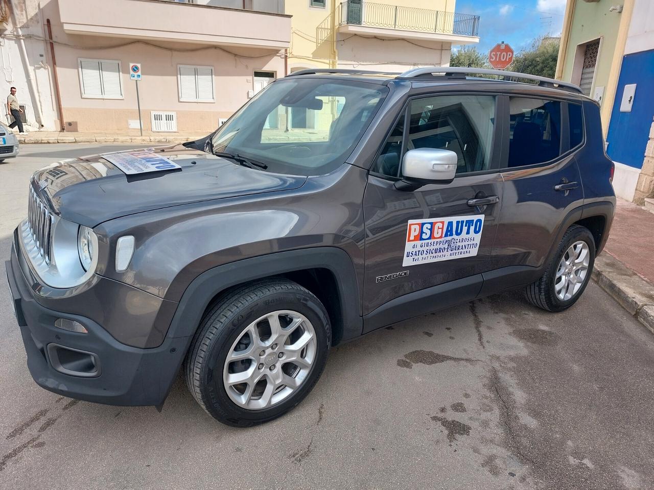 JEEP RENEGADE LIMITED TOP 1.6 MJT 120CV STRAFULL PELLE TOTALE NAVI, SENSORI PERFETTA