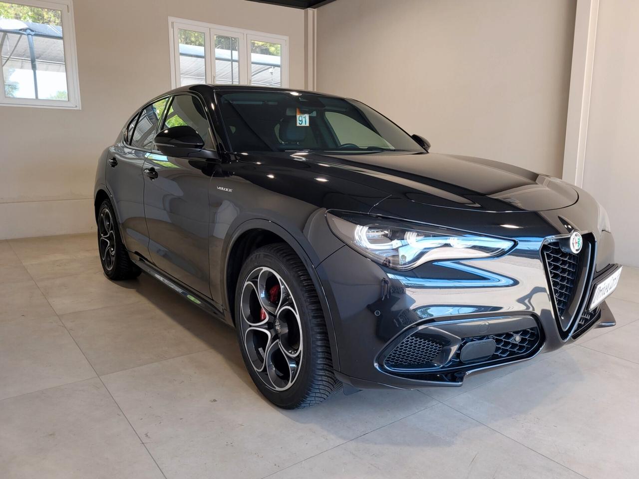 ALFA ROMEO STELVIO TURBO VELOCE Q4 AT8 2.2 MTJ 210CV TOTAL BLACK C20"
