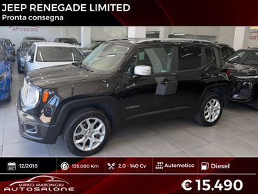 Jeep Renegade 2.0 Mjt 140CV 4WD Limited FINANZIABILE