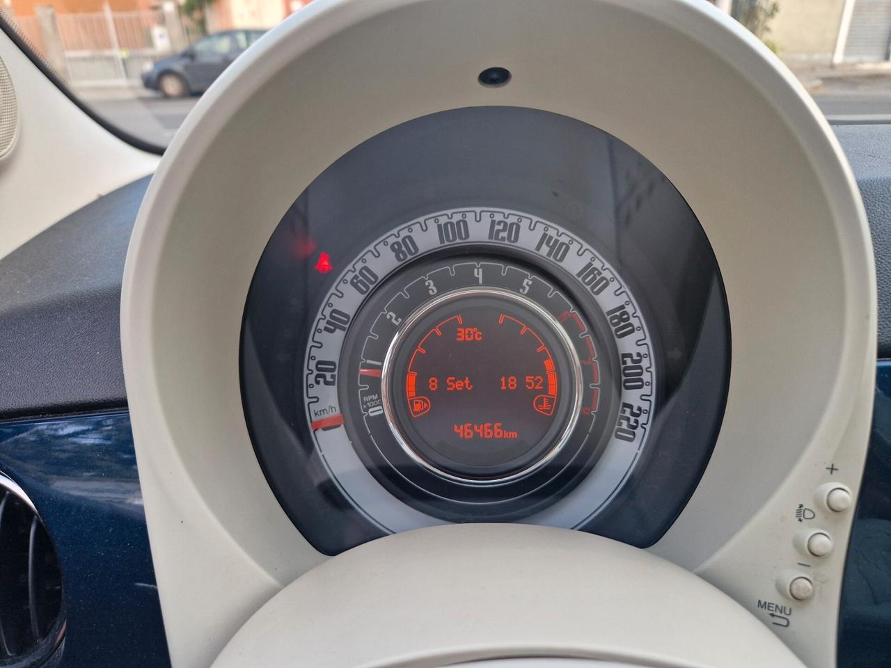 Fiat 500 1.2 70CV "46.400 km" Carplay, Sensori, Fendinebbia