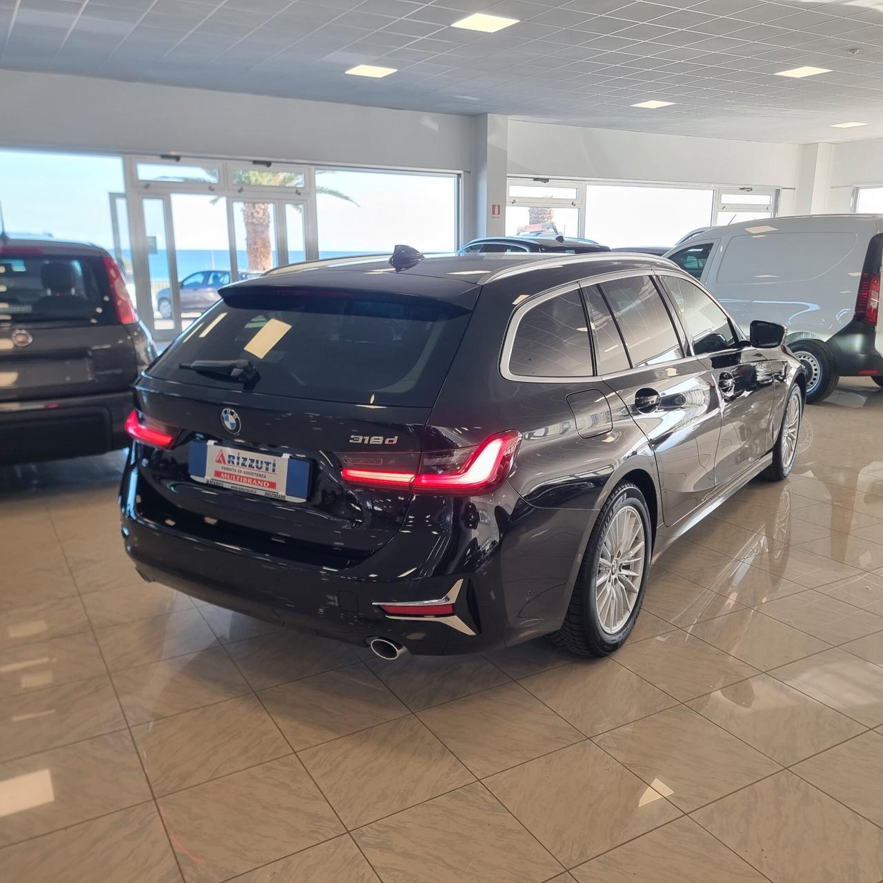 Bmw 318d 48V Touring Luxury - Pelle - Navy