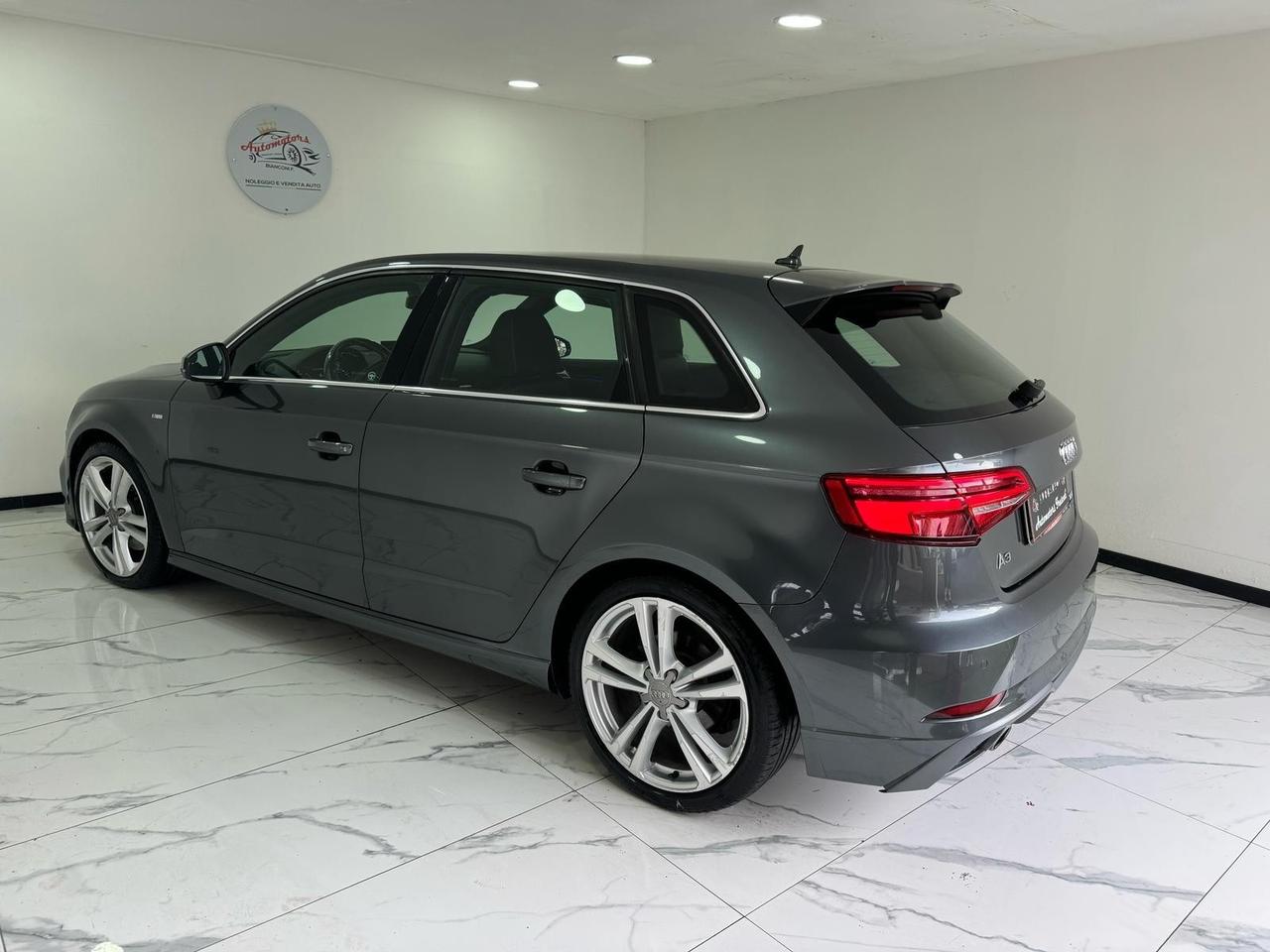 Audi A3 SPB 2.0 TDI 150 CV quattro- S LINE -TAGLIANDI AUDI-2015