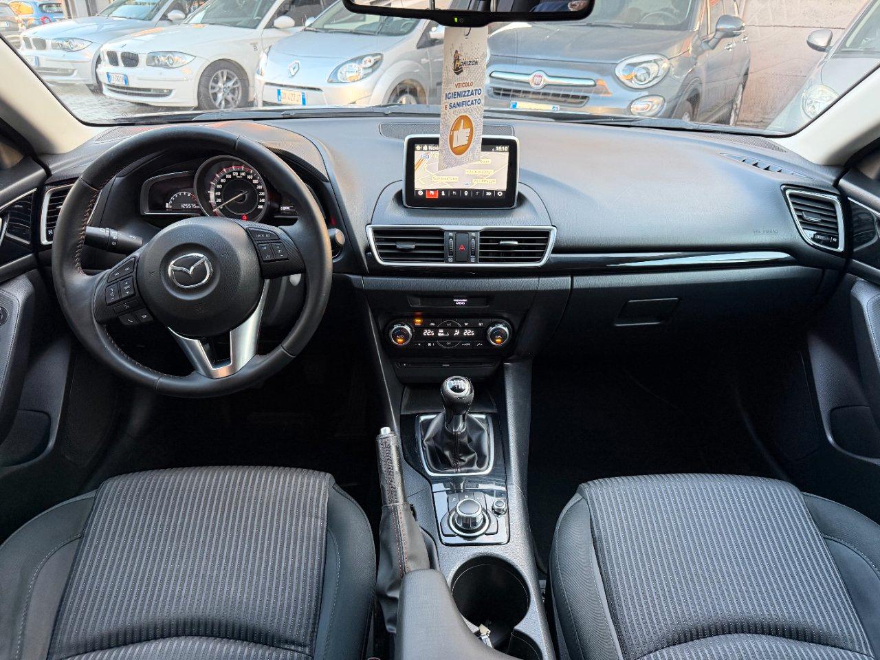 Mazda 3 5 Porte 3 5p 1.5 Evolve 100cv E6 NAVI+XENON+PDC NEOPATENTATI OK