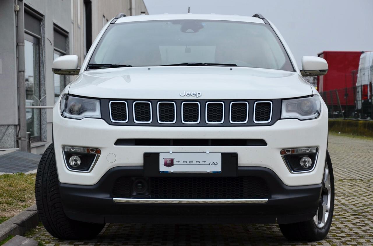 JEEP COMPASS 2.0 MJT LIMITED 4WD 140cv AUT, UNICOPROPRIETARIO, UFF ITALIANA, SERVICE JEEP, NAVI, APPLE ANDROID, PERMUTE