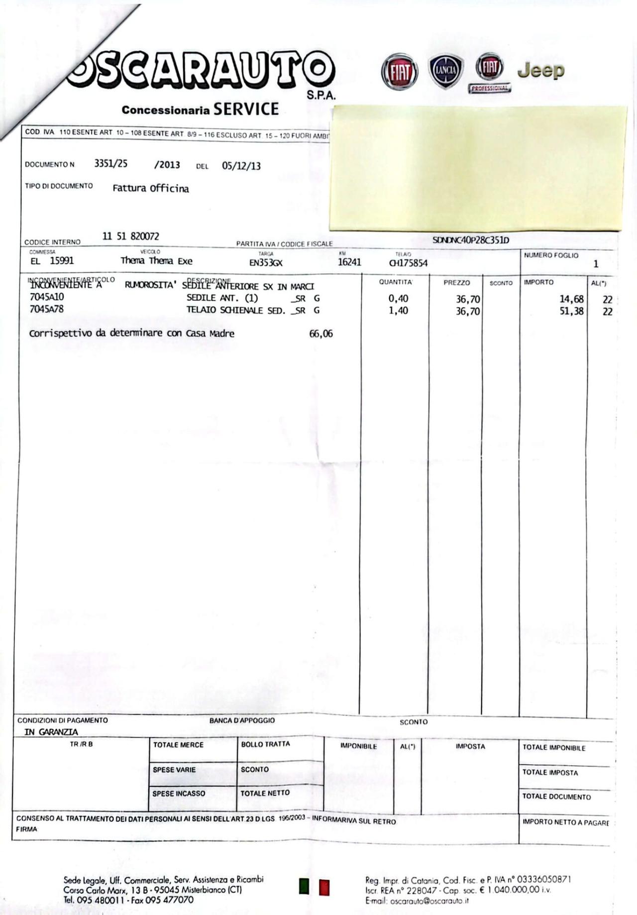 Lancia Thema 3.0 V6 Multijet 239 CV EXECUTIVE