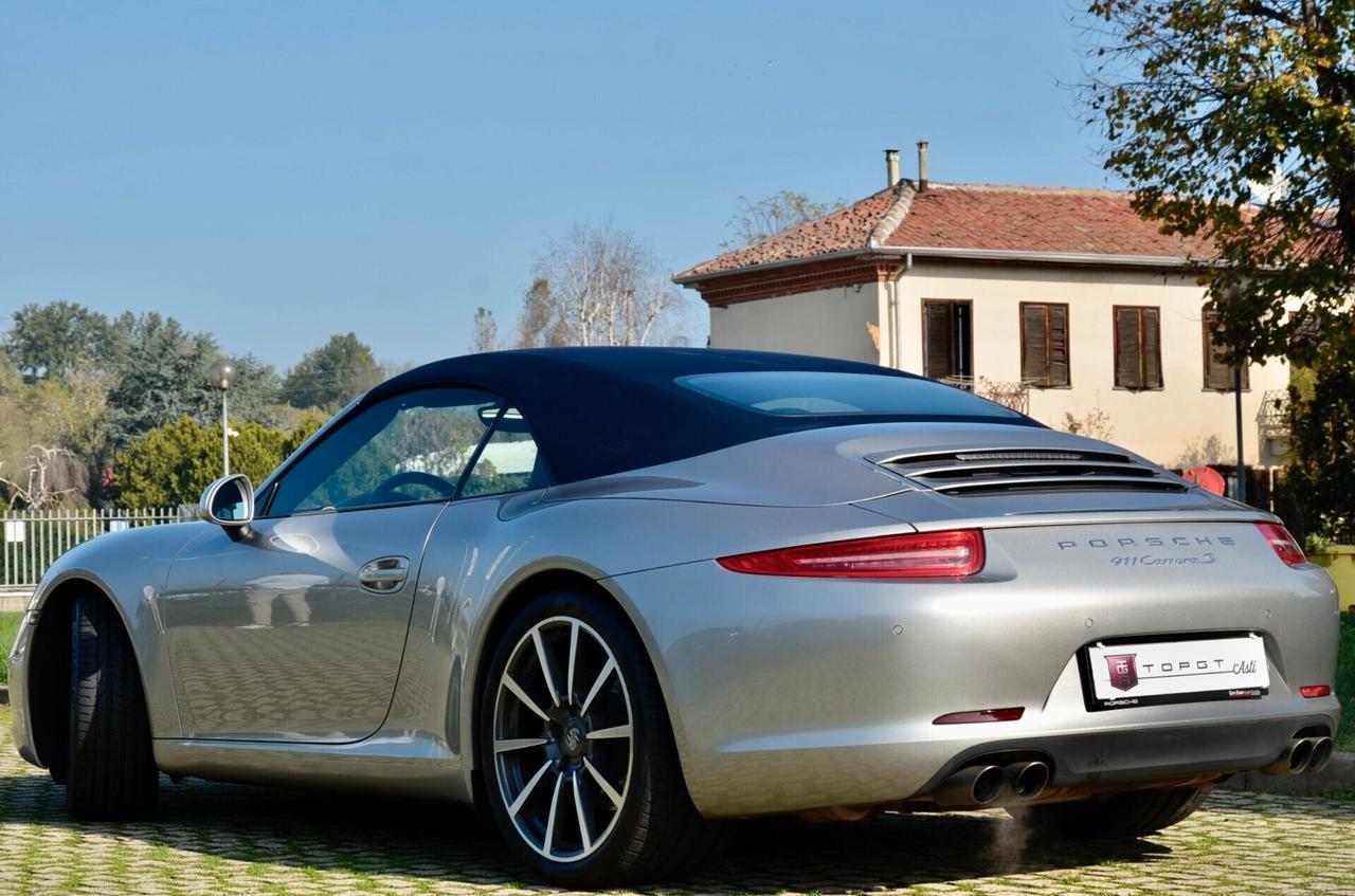 Porsche 991 3.8 Carrera S Cabriolet 400cv PDK, UFFICIALE ITALIANA, PERMUTE