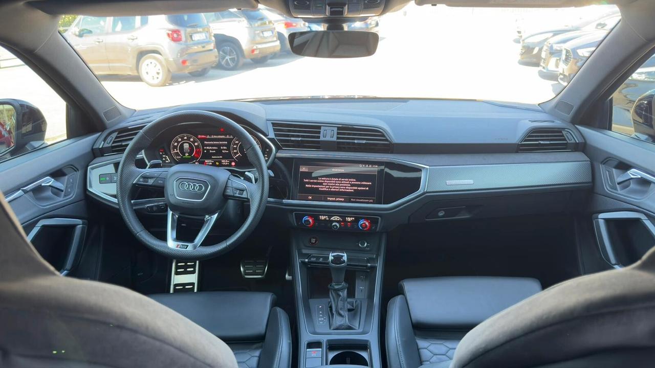 Audi Q3 RS SPB quattro S tronic/PRONTA CONSEGNA/TETTO/MATRIX/TELECAERA/SONOS/PROMO/