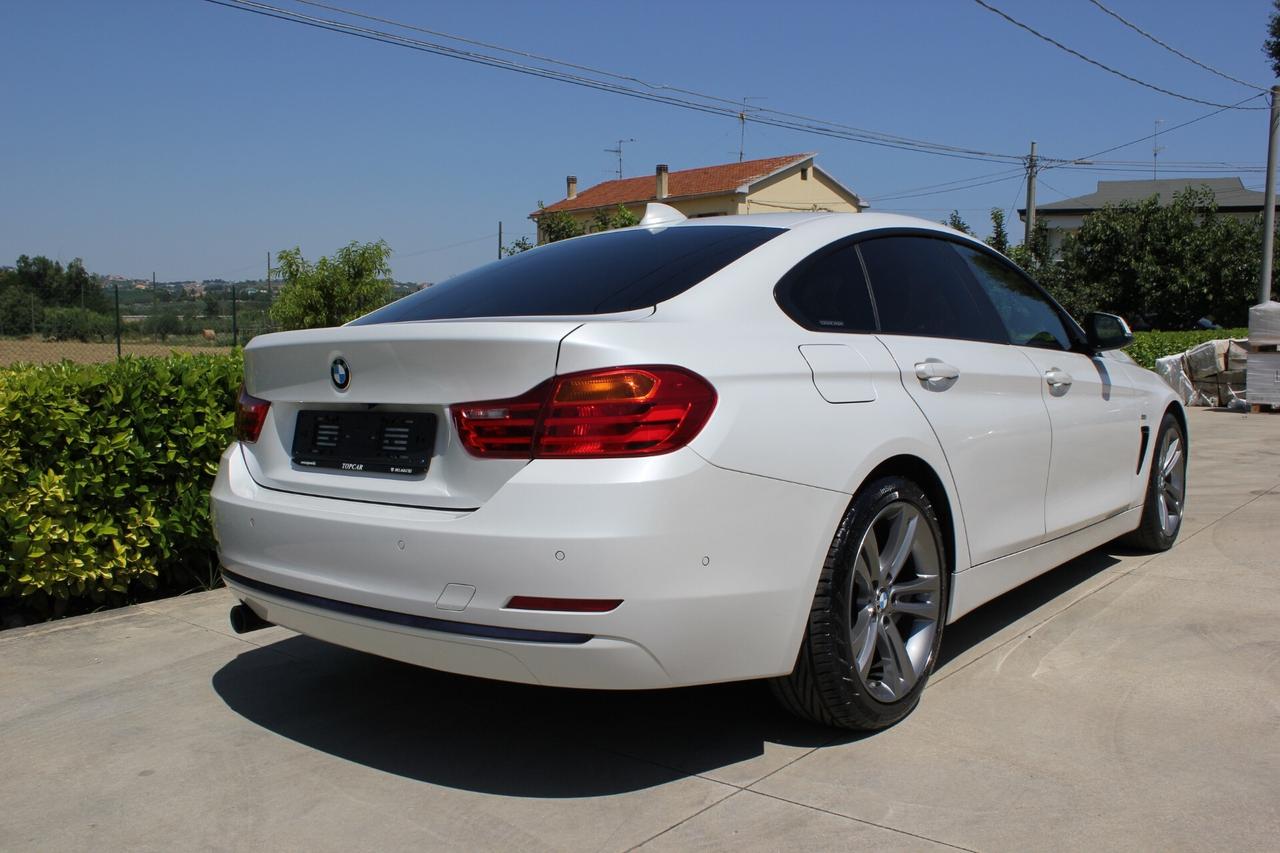 BMW 418d Gran Coupé Sport Line Auto Bianco, Navi, Xenon