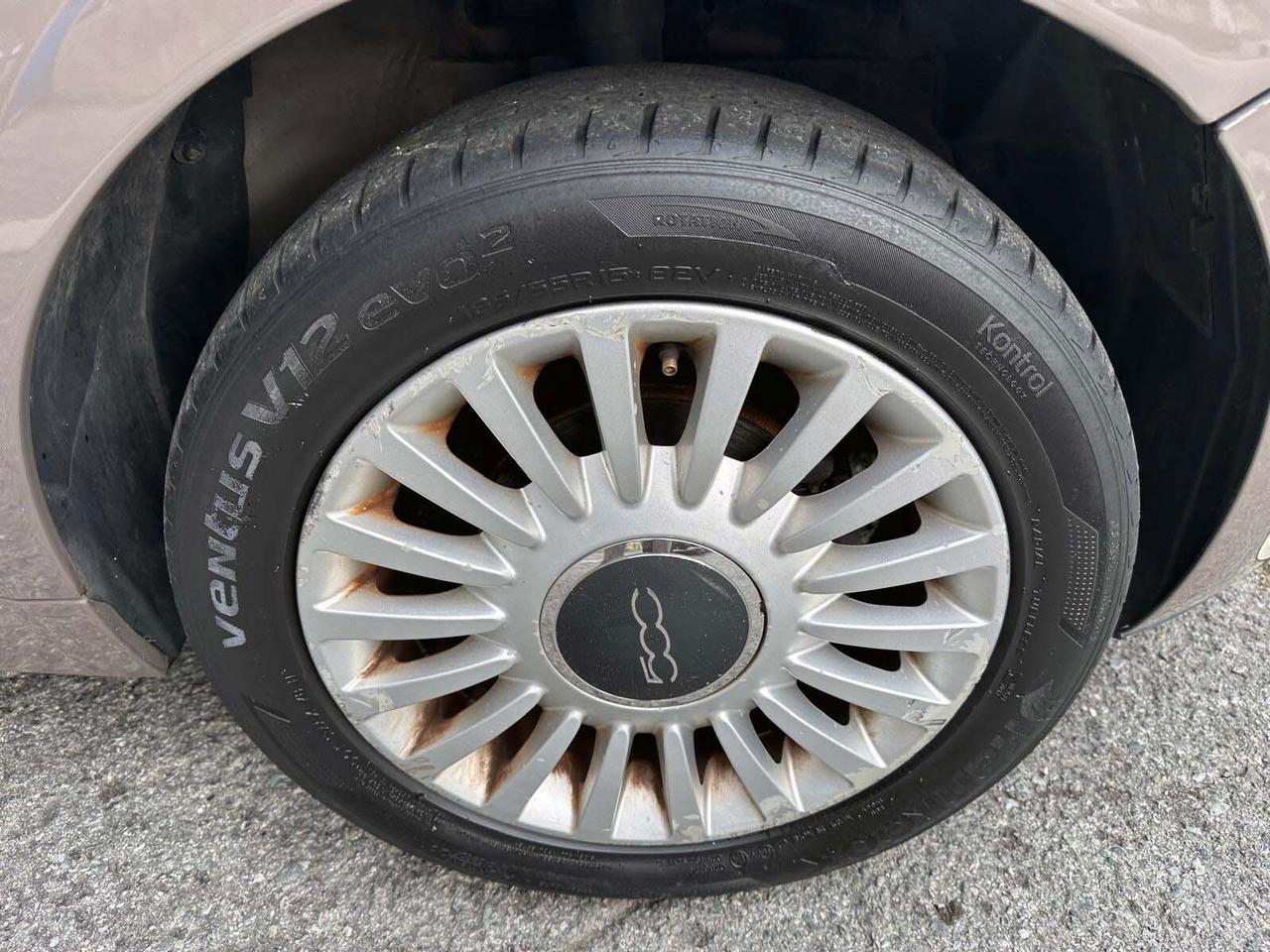 FIAT 500 1.3 MULTIJET DIESEL – TETTO PANORAMICO – PELLE ROSSA