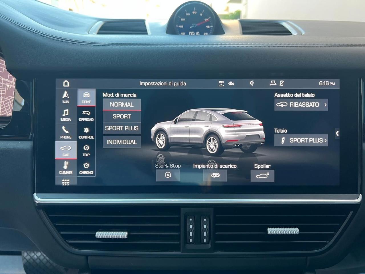 PORSCHE CAYENNE COUPE' 3.0 V6 340CV TETTO PELLE CAM360° ANNO 2020