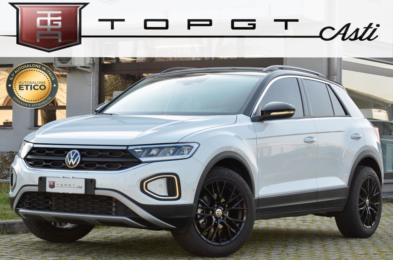 VOLKSWAGEN T-ROC 1.0 TSI SPORT 116cv, GARANZIA UFF VW, UNICOPROPRIETARIO, EURO 6E, FARI LED, APPLE ANDROID, PERMUTE