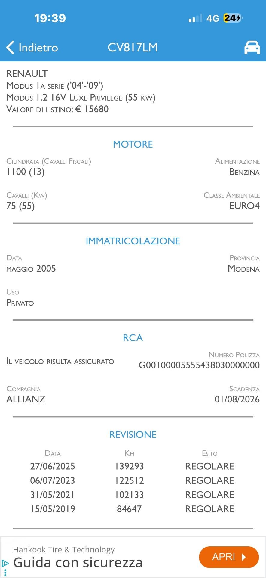 Renault Modus 1.2 16V Luxe Privilège