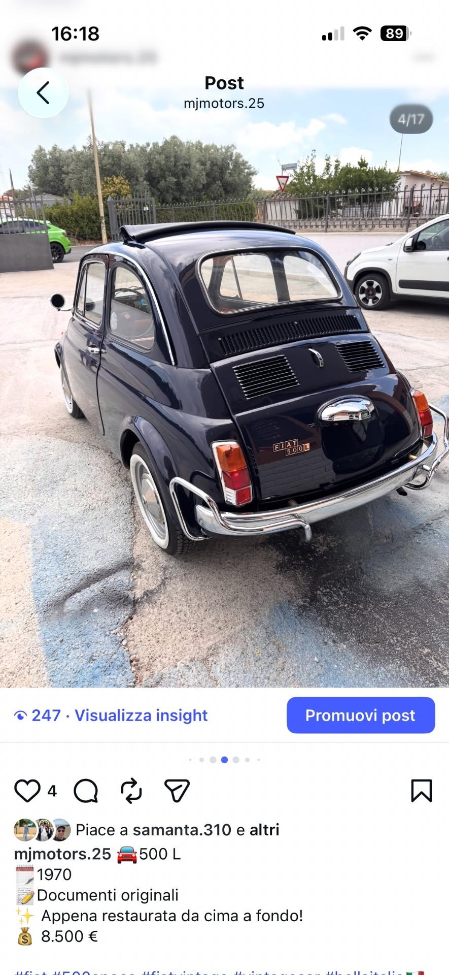 Fiat 500 d’Epoca