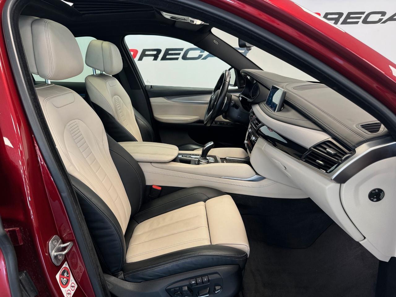 Bmw X6 xDrive30d 258CV Msport FLAMENCO RED INTERNI INDIVIDAUL TAGLIANDI