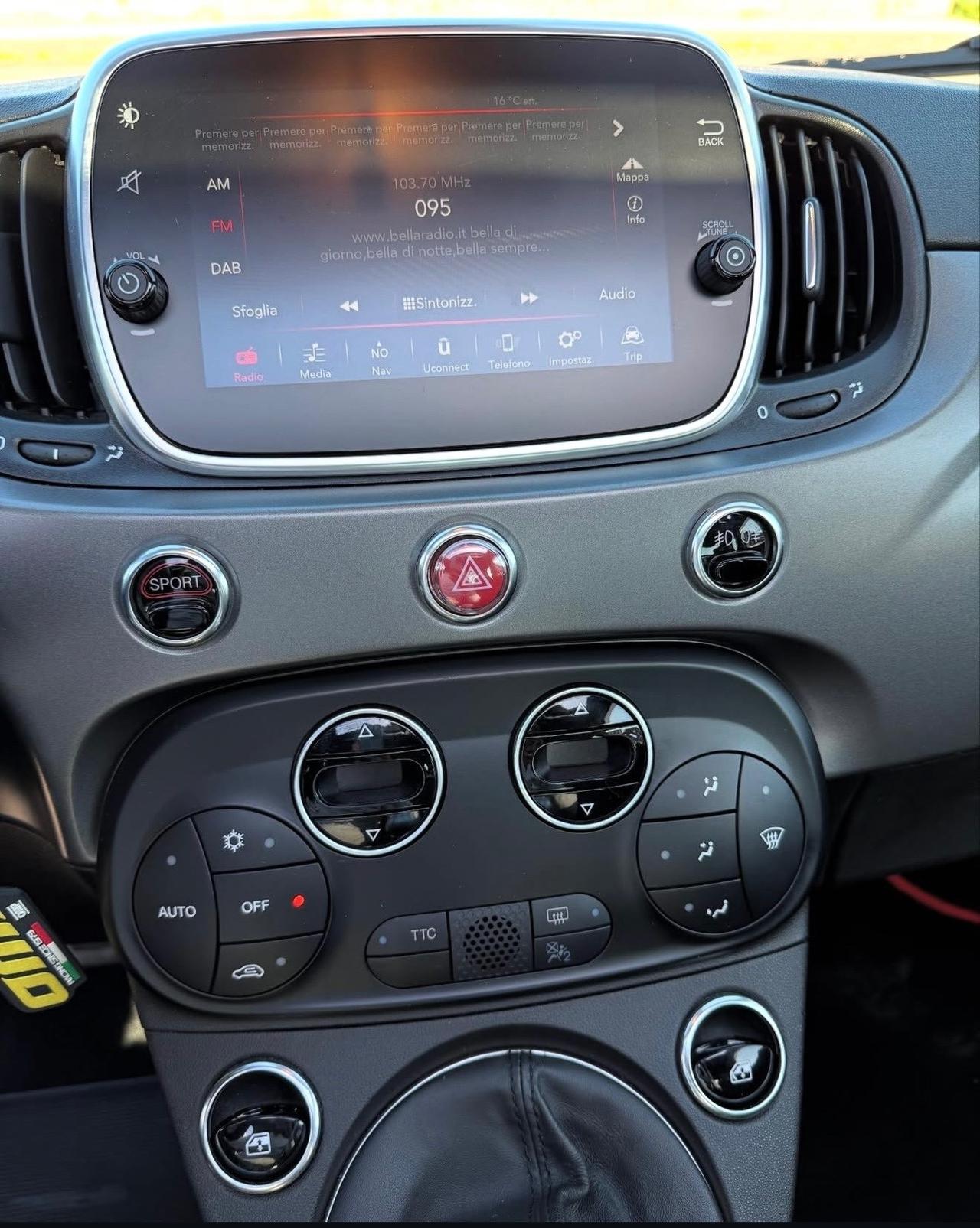 Abarth 595 1.4 Turbo T-Jet 165 CV Turismo 2020 tetto apribile